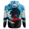 Trippy Porco Rosso Studio Ghibli AOP Hoodie 3D BACK Mockup - Anime Gifts Store