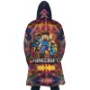 Trippy Power Minecraft AOP Hooded Cloak Coat BACK Mockup - Anime Gifts Store