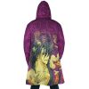 Trippy Smokin Shinsuke Gintama AOP Hooded Cloak Coat BACK Mockup - Anime Gifts Store