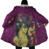 Trippy Smokin Shinsuke Gintama AOP Hooded Cloak Coat NO HOOD Mockup - Anime Gifts Store