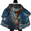 Trippy Spirited Away SG AOP Hooded Cloak Coat NO HOOD Mockup - Anime Gifts Store