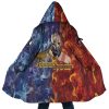 Trippy Thanos and Kratos Marvel AOP Hooded Cloak Coat MAIN Mockup - Anime Gifts Store