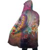 Trippy Ultra Instinct Goku Dragon Ball Z AOP Hooded Cloak Coat SIDE Mockup - Anime Gifts Store