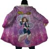 Trippy Uraraka Ochako MHA AOP Hooded Cloak Coat NO HOOD Mockup - Anime Gifts Store