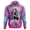 Trippy Uraraka Ochako My Hero Academia AOP Hoodie 3D FRONT Mockup - Anime Gifts Store