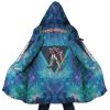 Trippy Wing Zero Gundam AOP Hooded Cloak Coat MAIN Mockup - Anime Gifts Store