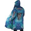 Trippy Wing Zero Gundam AOP Hooded Cloak Coat SIDE Mockup - Anime Gifts Store