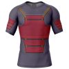 Uchiha Madara Naruto Rashguards Short Sleeve FRONT Mockup - Anime Gifts Store