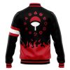 Uchiha Symbol Naruto Varsity Jacket BACK Mockup - Anime Gifts Store