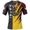 Umbreon Attack P Rashguards Short Sleeve FRONT Mockup - Anime Gifts Store