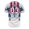 Upper Moons Akaza DS AOP Baseball Jersey AOP Baseball Jersey BACK Mockup - Anime Gifts Store