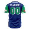 Urameshi GF AOP Baseball Jersey BACK Mockup - Anime Gifts Store