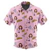 Uraraka Ochako MHA Short Sleeve Hawaiian Shirt FRONT Mockup - Anime Gifts Store