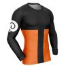 Uzumaki Shipuuden Naruto Rashguards Long Sleeve F SIDE Mockup - Anime Gifts Store