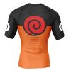 Uzumaki Shipuuden Naruto Rashguards Short Sleeve BACK Mockup - Anime Gifts Store