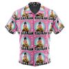 Vegeta Badman Dragon Ball Z Short Sleeve Hawaiian Shirt FRONT Mockup - Anime Gifts Store