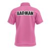 Vegeta Badman Pink DBZ Pocket Button Up Shirt BACK - Anime Gifts Store