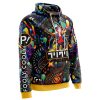 Vibing FLCL AOP Hoodie 3D RIGHT Mockup - Anime Gifts Store