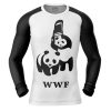 WWF panda Compression Shirt Rash Guard front - Anime Gifts Store