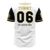 White Tigers White PR AOP Baseball Jersey AOP Baseball Jersey BACK Mockup - Anime Gifts Store