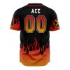 Whitebeard Pirates Ace OP AOP Baseball Jersey BACK Mockup - Anime Gifts Store