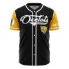 Whore Island Ocelots V3 Archer AOP Baseball Jersey AOP Baseball Jersey FRONT Mockup - Anime Gifts Store