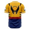 Wolverine Marvel AOP Baseball Jersey BACK Mockup 1 - Anime Gifts Store