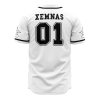 Xemnas Organization XIII KH AOP Baseball Jersey AOP Baseball Jersey BACK Mockup - Anime Gifts Store