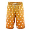 Zenitsu Agatsuma Basketball Shorts front - Anime Gifts Store