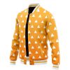 Zenitsu Agatsuma Pattern DS Varsity Jacket F RIGHT Mockup 1 - Anime Gifts Store