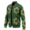 Zoro Wano Pattern OP Varsity Jacket F RIGHT Mockup - Anime Gifts Store