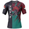 Zoroark Attack P Rashguards Short Sleeve FRONT Mockup 1 - Anime Gifts Store