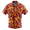 agumon Button Up Hawaiian Shirt front new 1 - Anime Gifts Store