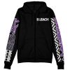 aizen Zip Hoodie Front Mockup - Anime Gifts Store