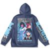 akane Flat Hoodie back - Anime Gifts Store