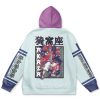 akaza Flat Hoodie back - Anime Gifts Store