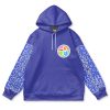 aqua Flat Hoodie front - Anime Gifts Store