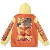 arcanine Flat Hoodie back - Anime Gifts Store