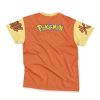 arcanine Streetwear T Shirt Back wrinkly - Anime Gifts Store