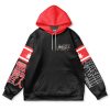 armored Flat Hoodie front - Anime Gifts Store