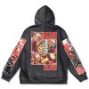 bakugo Flat Hoodie back - Anime Gifts Store