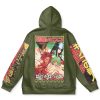 bisco Flat Hoodie back - Anime Gifts Store