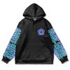 blue Flat Hoodie front - Anime Gifts Store