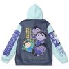 bojjisan Flat Hoodie back - Anime Gifts Store