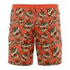 bowser Hawaiian Swim Trunks Board Shorts back - Anime Gifts Store