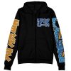 brook Zip Hoodie Front Mockup - Anime Gifts Store