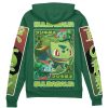 bulbasaur Zip Hoodie Back Mockup - Anime Gifts Store