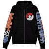 charizard Zip Hoodie Front Mockup - Anime Gifts Store