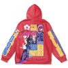 chigiri Flat Hoodie back - Anime Gifts Store