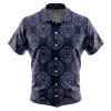 circle Button Up Hawaiian Shirt front - Anime Gifts Store